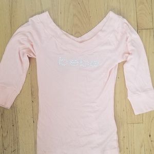 Bebe peachy top
